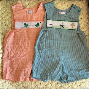 Sir John by Rosalina smocked jonjon pair